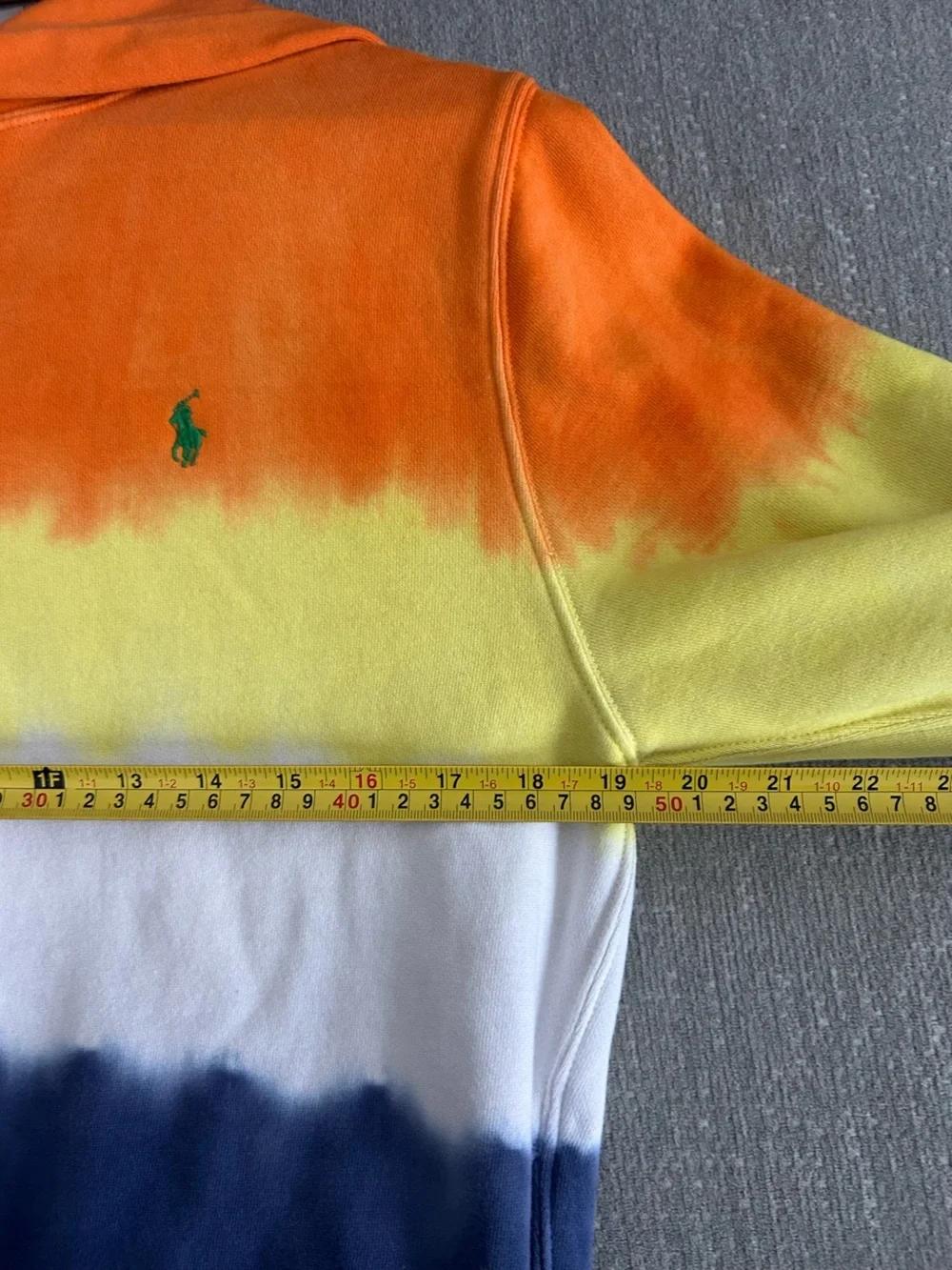 Polo Ralph Lauren Tie Dye Pullover Hoodie Size XS Boho Beach Hippe